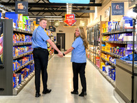 Lisa and Mark, longtime Aldi employees