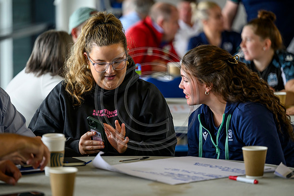 Club leaders from the West region gather for a seminar about the season ahead.