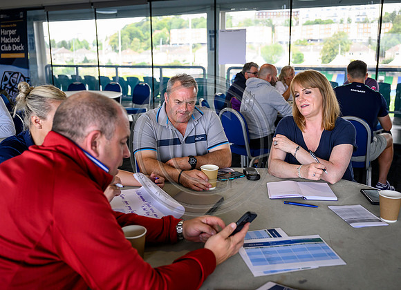 Club leaders from the West region gather for a seminar about the season ahead.