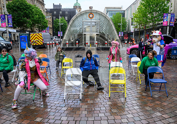 St Enoch Square Musical Chairs