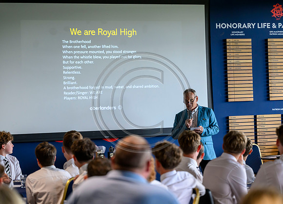 Royal High School U15 Awards