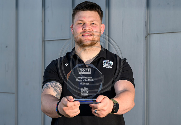 Glasgow Warriors McCrea FS Warrior of the Month for March