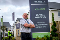 Robert Hamilton site manager of Barratt Homes