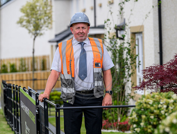 Robert Hamilton site manager of Barratt Homes