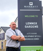 Robert Hamilton site manager of Barratt Homes