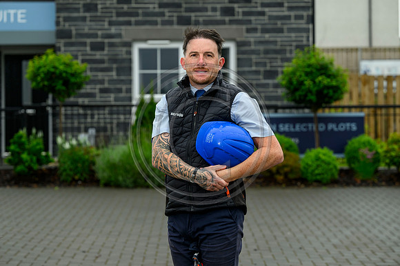 Jim McLennan site manager of David Wilson Homes site in Jackson, East Kilbride