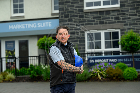 Jim McLennan site manager of David Wilson Homes site in Jackson, East Kilbride