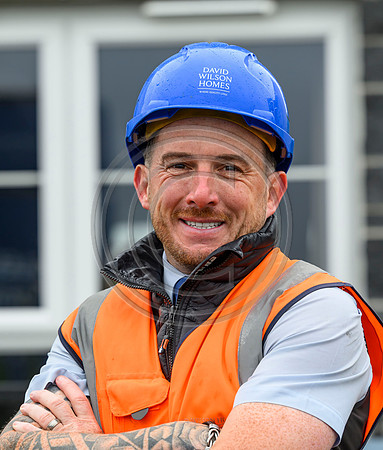 Jim McLennan site manager of David Wilson Homes site in Jackson, East Kilbride