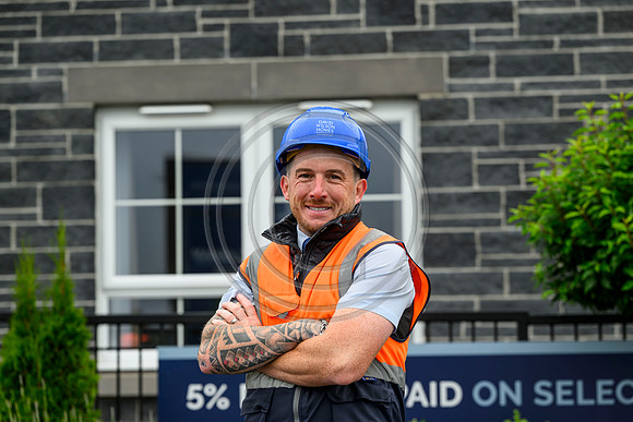 Jim McLennan site manager of David Wilson Homes site in Jackson, East Kilbride