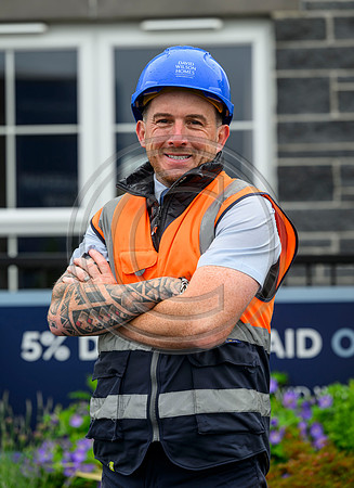 Jim McLennan site manager of David Wilson Homes site in Jackson, East Kilbride