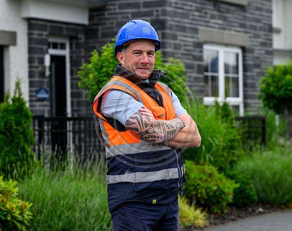 Jim McLennan site manager of David Wilson Homes site in Jackson, East Kilbride