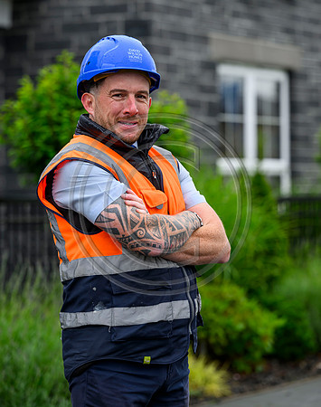 Jim McLennan site manager of David Wilson Homes site in Jackson, East Kilbride