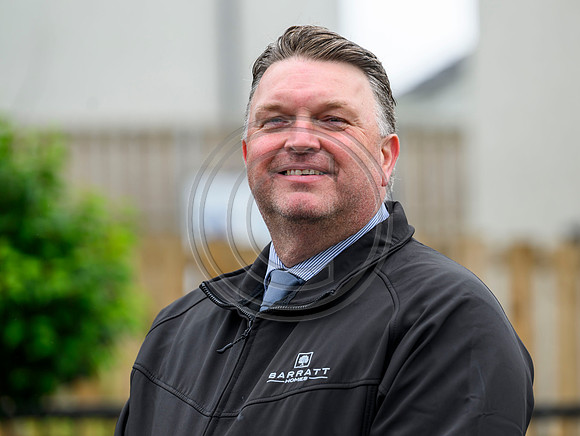 Michael Hastings site manager of Barratt Homes site in Jackson, East Kilbride