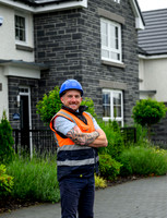 Jim McLennan site manager of David Wilson Homes site in Jackson, East Kilbride