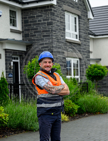 Jim McLennan site manager of David Wilson Homes site in Jackson, East Kilbride