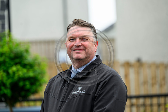Michael Hastings site manager of Barratt Homes site in Jackson, East Kilbride