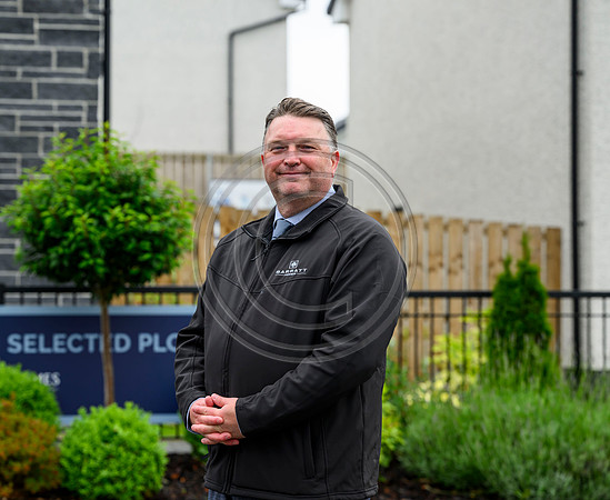 Michael Hastings site manager of Barratt Homes site in Jackson, East Kilbride