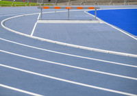 Lines painted on Scotstoun Track ahead of Glasgow 2026 Commonwealth Games