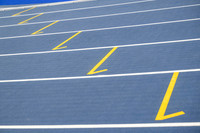 Lines painted on Scotstoun Track ahead of Glasgow 2026 Commonwealth Games