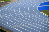 Lines painted on Scotstoun Track ahead of Glasgow 2026 Commonwealth Games