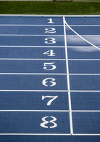 Lines painted on Scotstoun Track ahead of Glasgow 2026 Commonwealth Games
