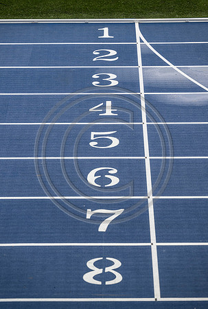 Lines painted on Scotstoun Track ahead of Glasgow 2026 Commonwealth Games