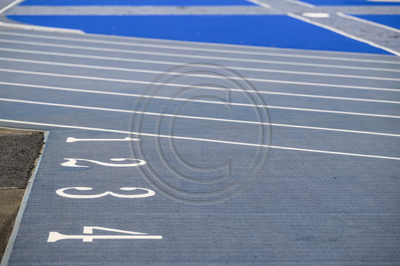 Lines painted on Scotstoun Track ahead of Glasgow 2026 Commonwealth Games