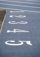 Lines painted on Scotstoun Track ahead of Glasgow 2026 Commonwealth Games