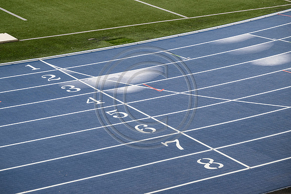 Lines painted on Scotstoun Track ahead of Glasgow 2026 Commonwealth Games