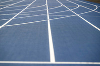 Lines painted on Scotstoun Track ahead of Glasgow 2026 Commonwealth Games