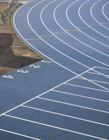 Lines painted on Scotstoun Track ahead of Glasgow 2026 Commonwealth Games