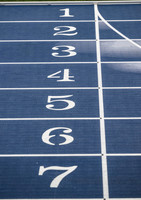 Lines painted on Scotstoun Track ahead of Glasgow 2026 Commonwealth Games
