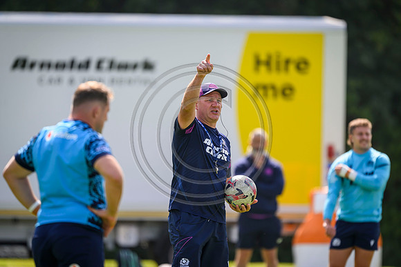 Scotland Rugby team training at Oriam
