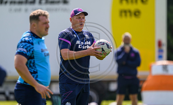 Scotland Rugby team training at Oriam