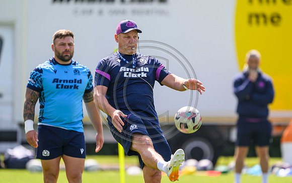 Scotland Rugby team training at Oriam