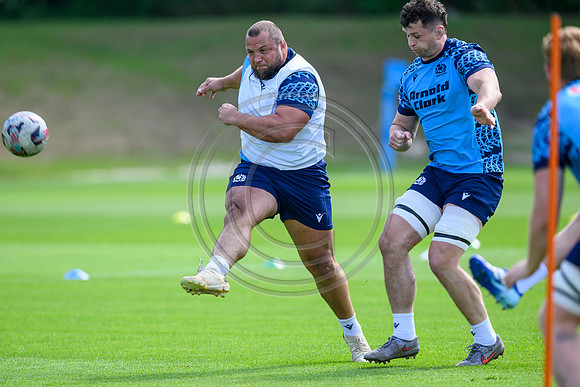 Scotland Rugby team training at Oriam