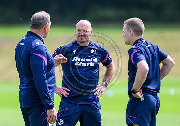Scotland Rugby team training at Oriam