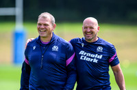 Scotland Rugby team training at Oriam