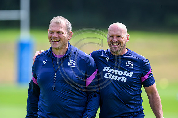 Scotland Rugby team training at Oriam