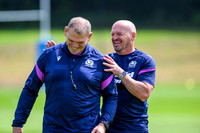 Scotland Rugby team training at Oriam