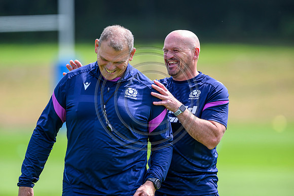 Scotland Rugby team training at Oriam