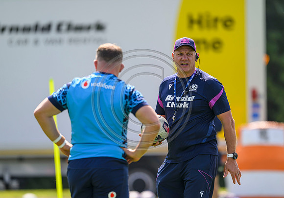 Scotland Rugby team training at Oriam