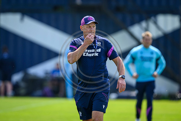 Scotland Rugby team training at Oriam