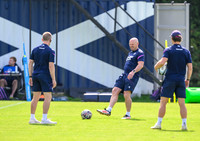 Scotland Rugby team training at Oriam