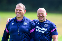 Scotland Rugby team training at Oriam