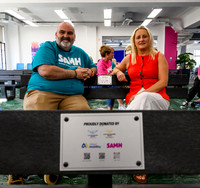 Glasgow 2026 SAMH bench painting