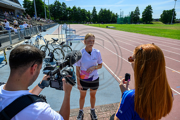 Kings Baton Relay at Crown Point Sports Centre