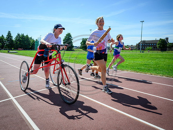 Kings Baton Relay at Crown Point Sports Centre