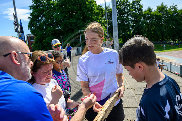 Kings Baton Relay at Crown Point Sports Centre
