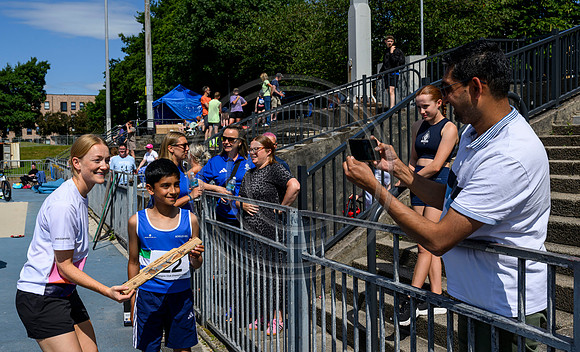 Kings Baton Relay at Crown Point Sports Centre